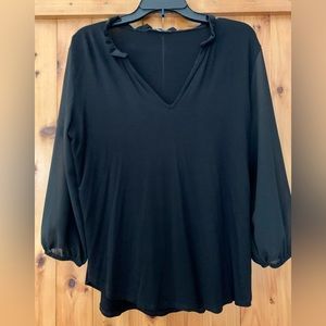 Kim and Cami Womens Top Size Large Black